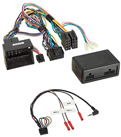 Lenkradfernbedienung Adapter Interface LFB Multi-Anschluss passend für Citroen C4 C4 kompatibel mit verschiedenen Autoradios