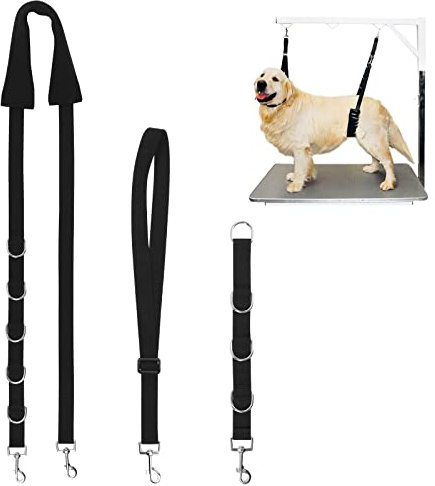 3 Pezzi Toelettatura del Cane Cinghia per la Pancia,Cappio Dell'animale Domestico, Cappio per Cani Toelettatura, Cintura di Trazione Regolabile per Cuccioli Gattini Piccoli Medi Gatti Cani Taglio
