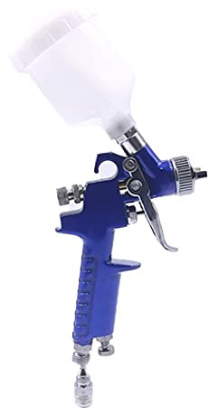 Miskall Spray Gun Air Paint Sprayer，Pneumatic Spray Gun for Car Primer,Furniture Surface Spraying,Wall Painting,Base Coatings