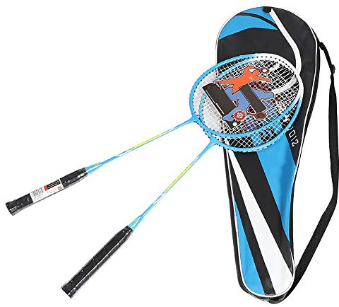 Topyond 1 Paar Badminton Set,Profi Sport-Badmintonschläger Leichtgewicht–Badminton Schläger Federballschläger Set aus Aluminiumlegierung Für Raining, Sport und Unterhaltung mit Schlägertasche