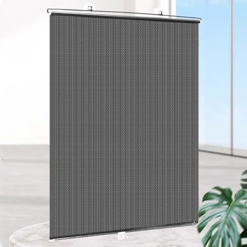 jiajulashou123 Verdunkelungsrollo Sonnenschutz Rollo Mit Saugnapf Isolations-Verdunkelungsrollos Fensterrollo Rollo Temporäre Jalousien UV-Schutz Ohne Bohren für Innen,Auto,Zuhause (68x125cm)
