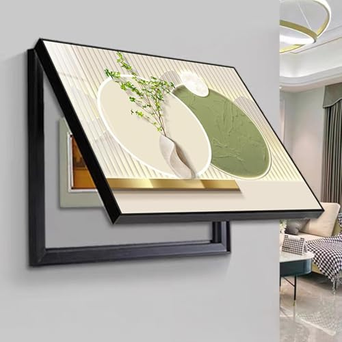 Scatola Elettrica Contatori Copertura Quadro Nascondi Copri Quadro Elettrico Minimalista Decorativa Moderna Scatola Distribuzione Decorativa,01,40X30cm