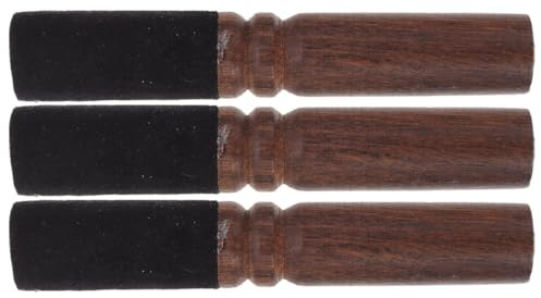 Healeved Mazo de Percusión para Cuenco Tibetano 3 Piezas de Madera Natural, Tamaño Pequeño 13 Cm, Accesorios para Cuencos de Sonido, Adecuado para Meditación y Terapia Sonora