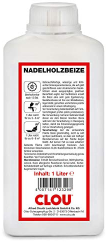 CLOU Nadelholzbeize Nr. 27401 1 Liter