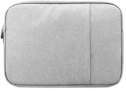 Housse Etui de Protection pour Ordinateur Portable/New Macbook/Macbook Pro/Macbook Air/Laptop/Ultrabook avec Pluralité de Sacs de Stockage 12 Pouce Gris