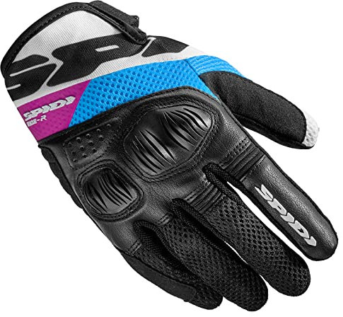 SPIDI, Flash-R Evo Lady, Damen-Motorrad-Handschuhe, schützend & strapazierfähig, Sommerhandschuhe, wasserdicht & rutschfest, Touchscreen-tauglich, durchschn. Gewicht 0,1 kg, Schwarz&Fuchsia, Größe XS