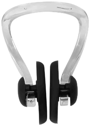 Dwawoo 2Pcs Swimming Nose Clip, Waterproof Swim Training Nose Plugs Water Nose Clip for Adults Children(Black) Swimming Nose Clip