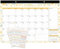 MOKANI Desk Calendar 2025-2026, Large Monthly Wall Calendar from Jan.2025 to Jun.2026 with Plastic Cover: 17x12, 18 Months Academic Year Desk Pad with Planner Stickers
