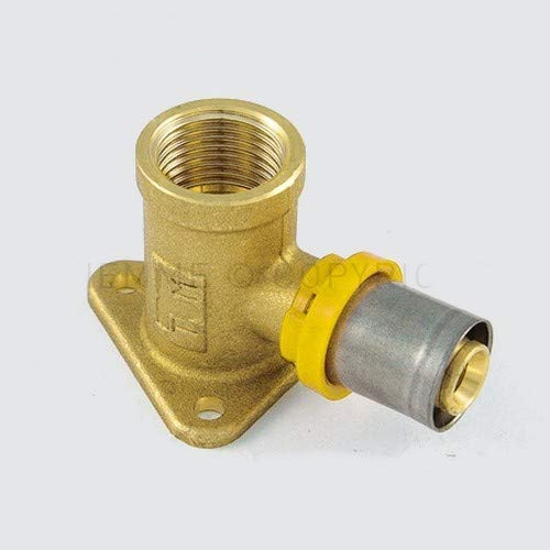 Multicapa para gas – Codo hembra curvado con brida 1/2 x 16 mm