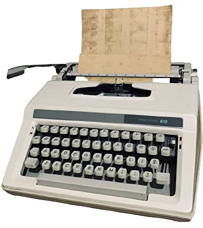fivenum Mechanische Schreibmaschine - Altmodisch englisches Tippen - Kann normal verwendet Werden - 35 * 33 * 11CM