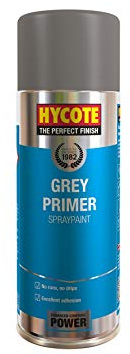 Hycote Colour Spray Paint XUK03015 Grey Primer 400ml x 8