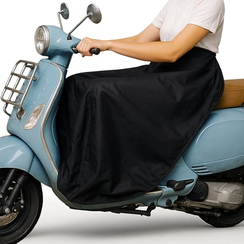 Recalma Beinschutz Scooter Motorroller, Wetterschutz, Regenschutz, Windschutz, Winter Fleece, Abdeckschutz, Universal Beinteppich für Roller, Scooter Decke