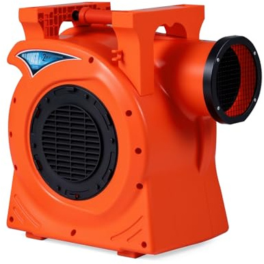 COSTWAY Gonfleur Électrique 220-240V/2300 W Portable & Empilable, Pompe à Air Électrique avec Moteur Puissant et Coussinets Antidérapants pour Château Gonflable et Toboggan