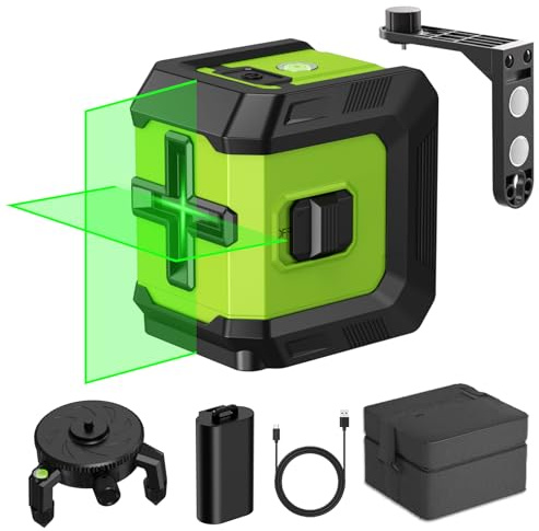 OBEST Nivel Láser Líneas Cruzadas, Nivel Líneas Autonivelante Recargable
