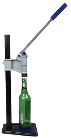 Bench Beer Bottle Capper, Manual Bottle Cap Sealing Machine with Manual Pressing Rod and Non-slip Pad, 100-500mm Adjustable Height, for Home Brewing Beer Bottle Sealing