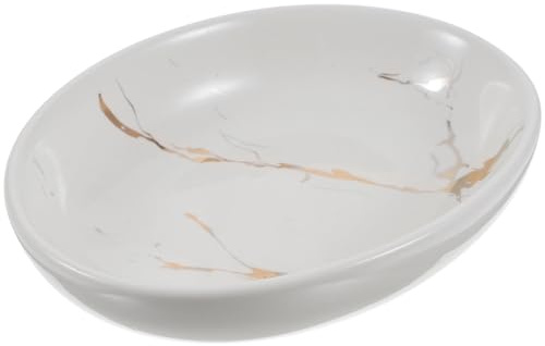 Alipis Ceramic Soap Dish: Non-slip Soap Dishes - Bar Soap Holder for Bathroom Shower Kitchen Sink Bathtub Keep Soap Dry & Easy Cleaning