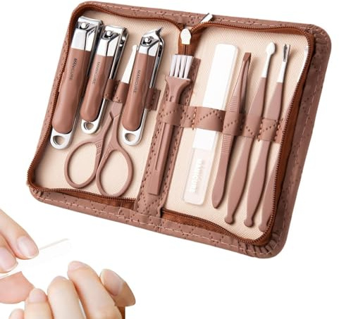 Conjunto de herramientas para el cuidado de las uñas, herramientas para el cuidado de las uñas | Toe Nail Clippers 10x,Kits de manicura y , herramientas de uñas, kits de aseo profesionales establecido