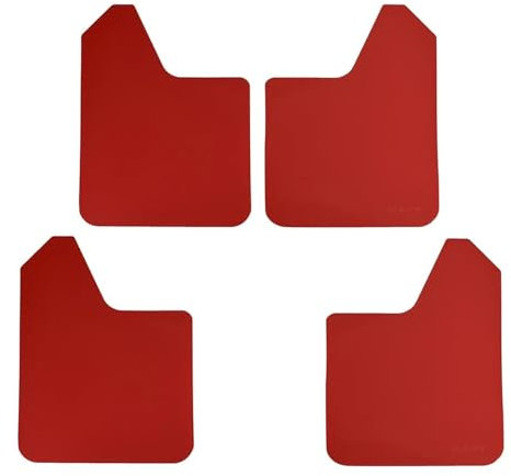 Schutzbleche Für AvtoVAZ Für Lada Für Niva 2020 Universal Auto Vorne Hinten Kotflügel Schmutzfänger Kotflügelverbreiterungen Außenteile Spritzschutz Spritzschutz Kotflügel(4pcs-Set Red)