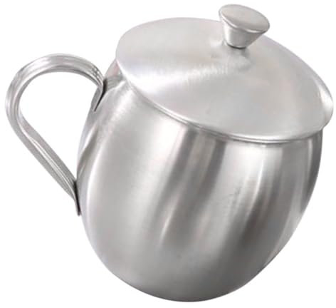 Amosfun Edelstahl Kaffeetasse Mit Henkel Trinkbecher Aus Hochwertigem Material Wasserbecher Für Zuhause Und Büro Für Heiße Und Getränke