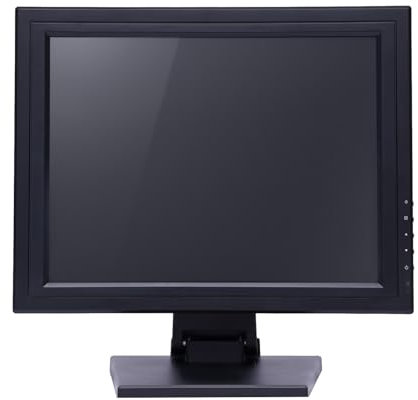 Rogowsen 15 LCD Touch Screen Monitor, POS Cash Monitors, VGA TouchScreen Monitor, Restaurant LCD Display Touch Screen Monitors, for Coffee Shops, Bakeries, Supermarkets, Restaurants