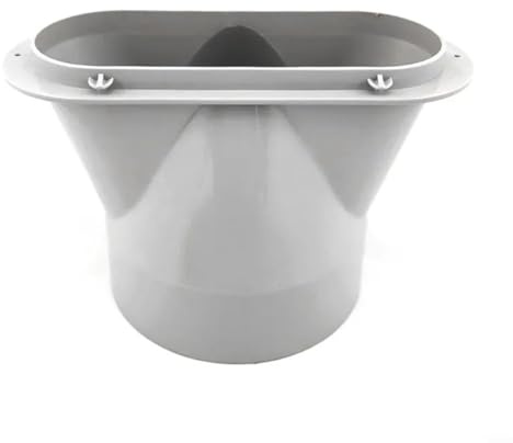 Snowchecking Adaptador de ventana de aire acondicionado, conector de manguera de escape de CA de 130 mm de diámetro, kit de adaptador de manguera portátil (1 unidad)