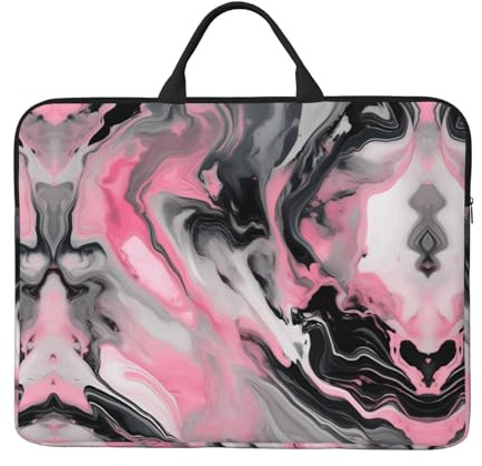 Red Abstract Ink Marble Gray Artistic 14 Laptop Case Tablet Computer Protection Bag Protective Hard Shell Cover