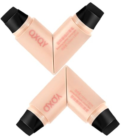 Sitovely 2PCS Flüssiger Eyeliner Stempel Set, Liquid Eyeliner Stamp, Doppelköpfig Wisch und wasserfest Schwarzer eyeliner Stift, Katzenaugen Schablonen Augen Tattoo Makeup(Schwarz+Braun)