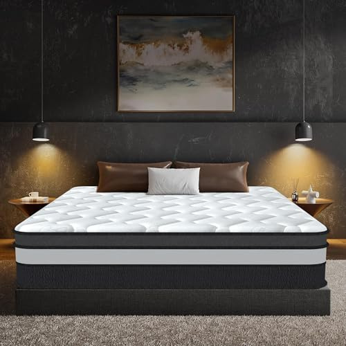 Materasso Memory Matrimoniale 140x200 cm | Altezza 32cm | Ortopedico | Alleviamento dei Punti di Pressione | Anallergico e Antibatterico | Traspirante | Ergonomico 10 Zona | Certificato Oek-Tex