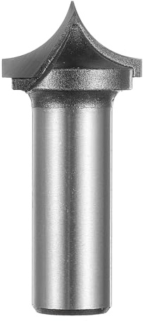 QUARKZMAN fresado Redondeadora De Corte En Punta Radio De 7/16 Vástago De 1/2 Diámetro De Corte De 7/8 2 Filos fresado CNC Redondeadora Para Tallado 2D Y 3D Trabajo En Madera Herramienta