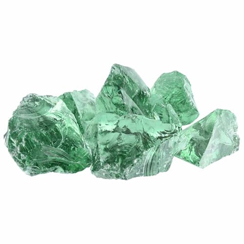 Solivagant Gartensteine Hellgrün 12 cm Glas, Dekoration,Garten- Trittsteine, 25.75 kg-42025185