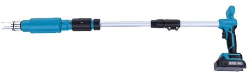 GOWENIC Extractor de Malezas Inalámbrico con Ajustable |Desmalezador Eléctrico de Pie para Césped de Jardín (Enchufe de la UE)
