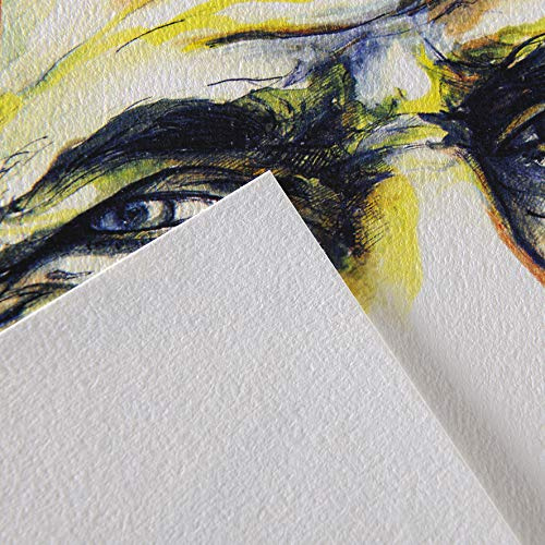 CANSON C à grain, Weißes Zeichenpapier, Feine Körnung, 180gsm, 110.5lb, Bogen, A4-21x29,7cm, Naturweiß - C200021120