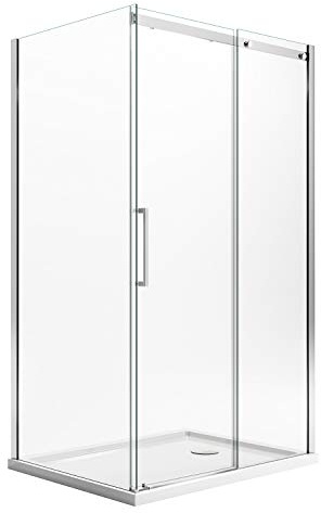 Box Doccia 70x120CM H200 Vetro Trasparente 8mm Versione Destra mod. Prime Duo 1 Anta