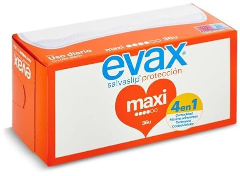 EVAX protege slips maxi caja - 36 unidades