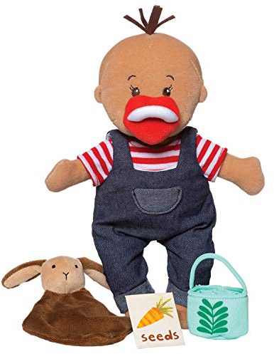 Manhattan Toy Wee Baby Stella Tiny Farmer 12 Soft Baby Doll Set