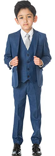 Milano Mayfair, Boys Blue Suit, Boys Wedding Page Boy Party Prom Suit, 12-18m to 14 Years