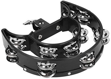 Hi Hat Pandereta, ligero, portátil, Hi Hat Bell para guitarristas para reuniones de amigos