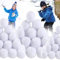 POPOYU 40 Bolas de Nieve Artificiales Realistas de Peluche Blanco 5cm/7cm/8cm, Decoraciones Navideñas,Bolas de Nieve Falsas para Niños,Juegos de Lucha para Juegos de Invierno,Árboles de Navidad,Niños
