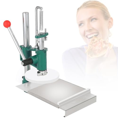 Dough Roller Dough Sheeter Pasta Maker, Commercial Stainless Steel Manual Press Machine for Pizza Dough Pastry, Household Pizza Pastry Press Machine for Pizza, Tortilla,12cm