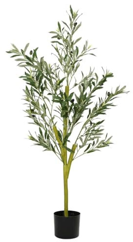 vidaXL Olivenbaum Künstlich 450 Blätter 120 cm Grün, künstliche Pflanze, Kunstbaum, Olivenbaum, künstlicher Baum, künstliche Olivenbaumpflanze