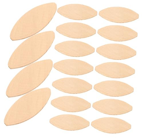 ROMISBABA 100pcs Wood Plank Joints Woodwork Biscuits for Crafting and Furniture Framing Woodworking Accessories Docking Tool Joiner Biscuit Tool for Slotting Machine