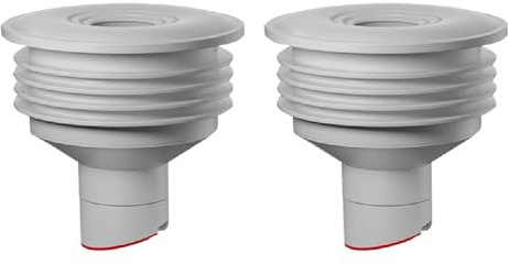 Lot de 2 joints de tuyau de vidange de machine à laver, 70 à 75 mm en silicone pour salle de bain, machine à laver et cuisine (type G)