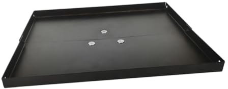 KONTONTY Bandeja del proyector de pie Aluminio pequeño Universal Piso Pararse Palet Porta proyectores Paleta trípode Palet portátil para trípode Bandeja portátil trípode Acero Black