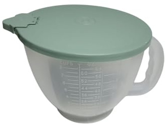 TUPPERWARE Backen Messbecher Candy 2,0 Liter D217 Rührbecher Rühr-Mix 2000ml salbei transpartent