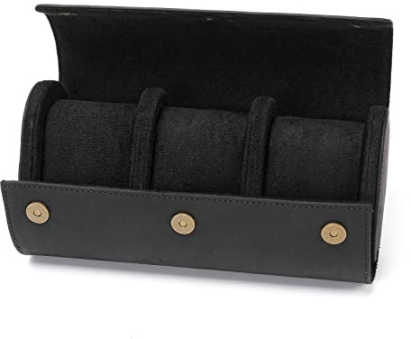 THINCAN Watch Watch Roll Travel Codes mit Luxus Velvets Interior Wacherbox Multifuncional 1/2/3 Grids Box