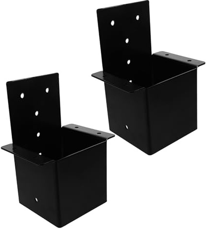 Gatuida 2 Piezas Soporte De Pabellón para Postes Conector para Barandilla De Terraza Soporte De Montaje Metálico para Cenador y Patio para Postes Accesorios para Pabellón