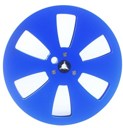 7 Aluminum Alloy Winding Reel with 1/4 Tape Recorder 6 Hole Flange Opening Machine Part Open Reel Sound Deck
