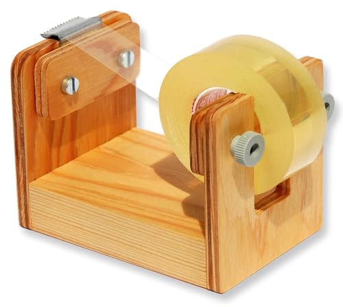 matches21 HOME & HOBBY Klebebandabroller DIY Holz Bastelset für Kinder ab 11 Jahren Kreativ-Bausatz
