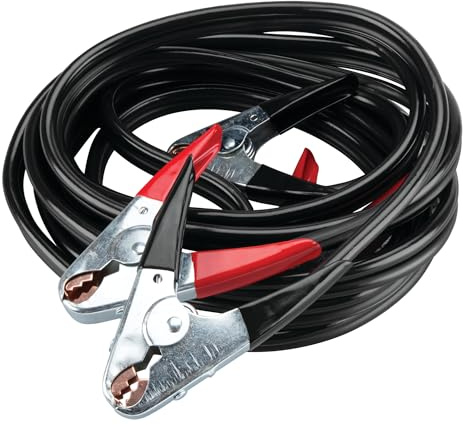 Performance Tool W1669 20' Commercial Duty 2-Gauge 800 PEAK AMP All Weather Jumper Cables for Tractors, Semis, Buses, and RVs