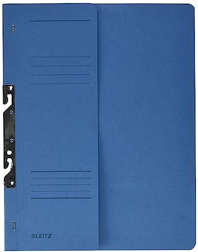 Esselte Leitz Schlitzhefter, 1/2-Vorderdeckel, A4, kfm. Heftung, Manilakarton, blau (1 Stück)